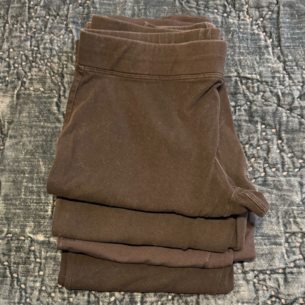 4 pairs of leggings for $10.  Lightly worn to moderately worn.